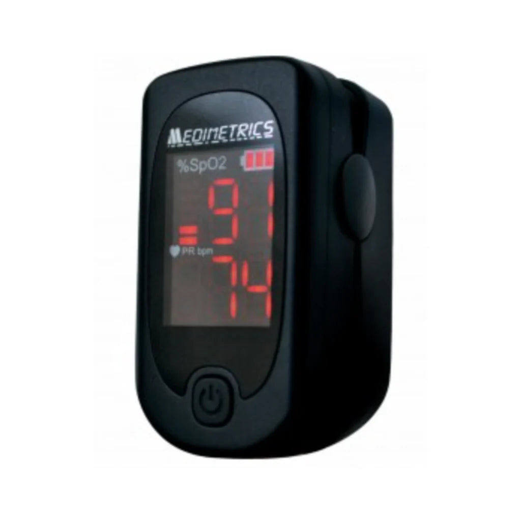 OXÍMETRO ECONOMICO NEGRO SPO-A10