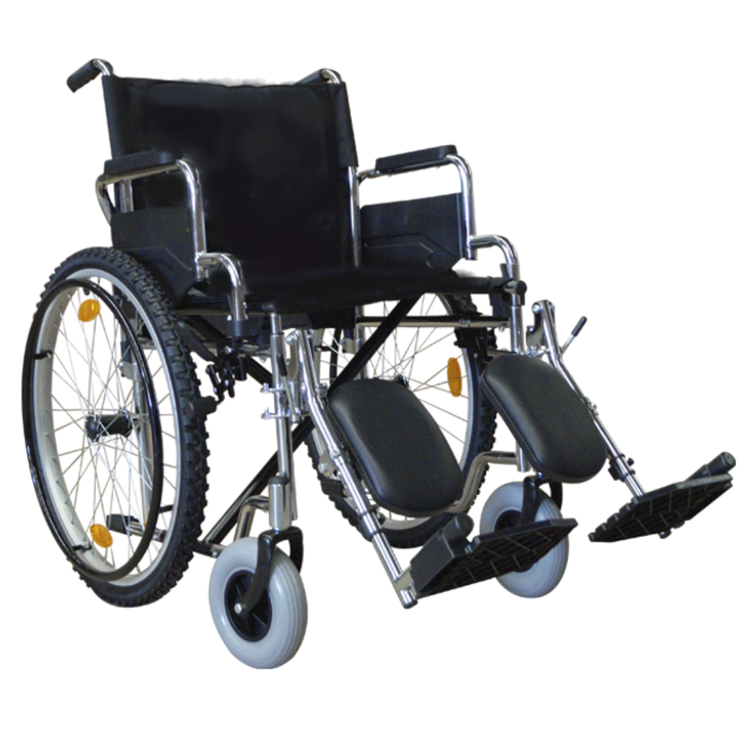 SILLA DE RUEDAS TT C/ELEVAPIERNAS CROMADA WXTT20