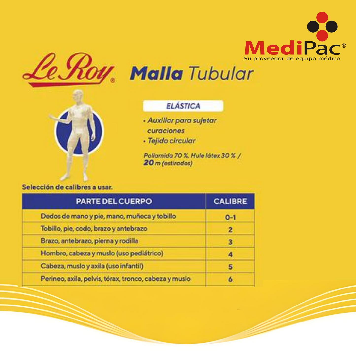 VENDA DE MALLA ELÁSTICA TUBULAR