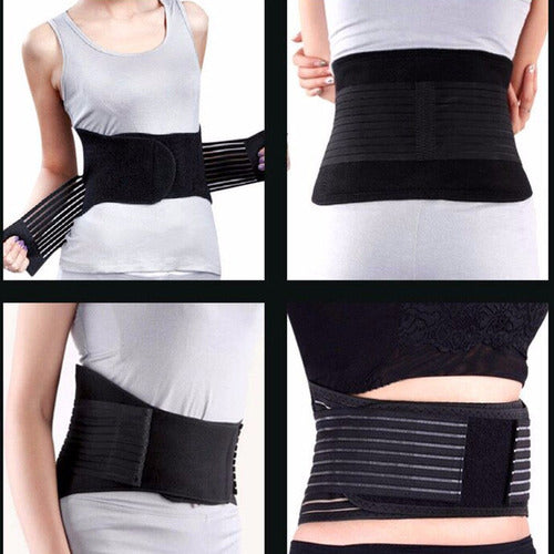 FAJA CON PIEDRA TOURMALINA TERAPEUTIC PARA DOLOR LUMBAR