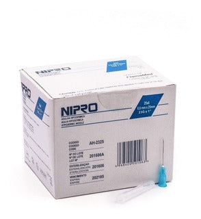 AGUJA HIPODERMICA NIPRO 23X25