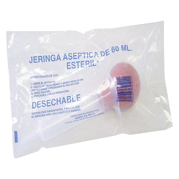 JERINGA ASEPTICA DE 60 ML