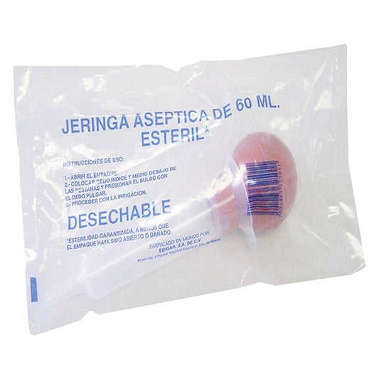 JERINGA ASEPTICA DE 60 ML