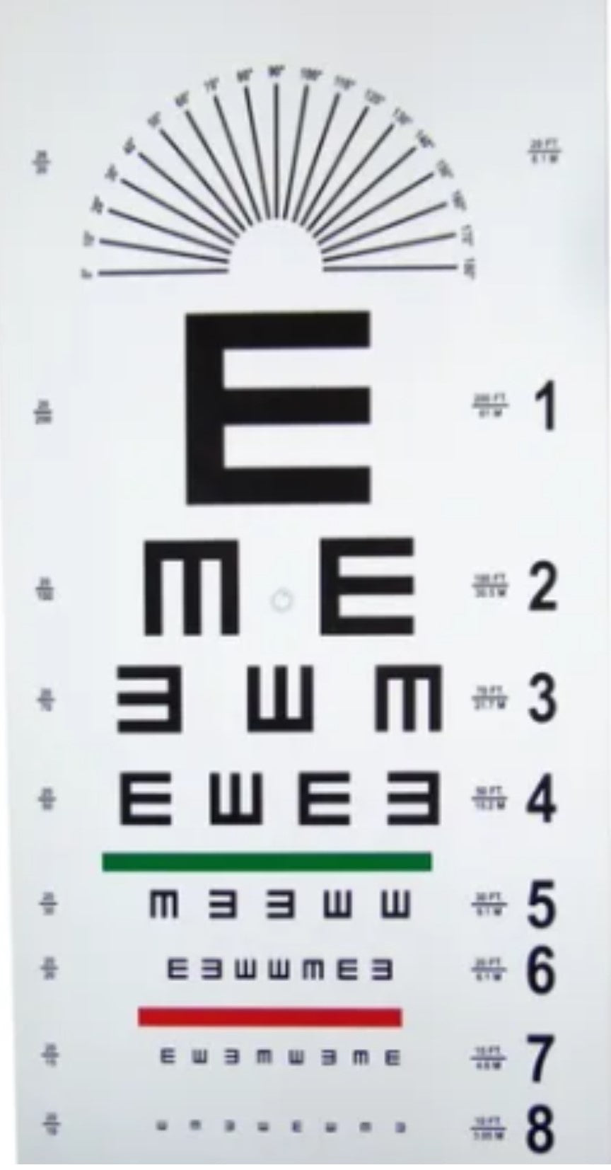 CARTILLA OPTOTIPO (OCULAR)