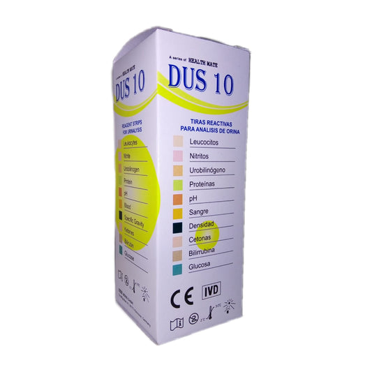 TIRAS REACTIVAS PARA URIANÁLISIS DE 10 PARÁMETROS