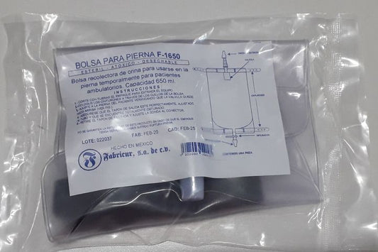 BOLSA INCONTINENCIA ORINARIA  (PARA PIERNA F-1650)