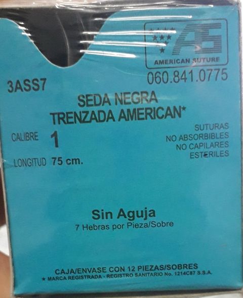 SEDA NEGRA TRENZADA