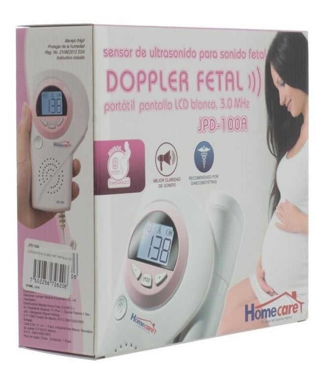 Doppler Fetal Lcd Ultrasonico Frecuencia Cardiaca Embarazo