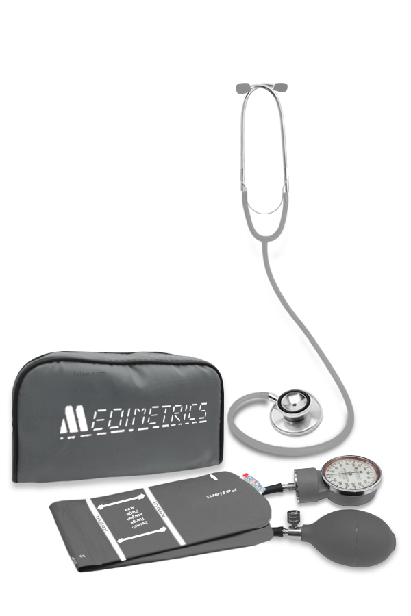 KIT BAUMANÓMETRO ANEROIDE CON ESTETOSCOPIO DUPLEX MEDIMETRICS