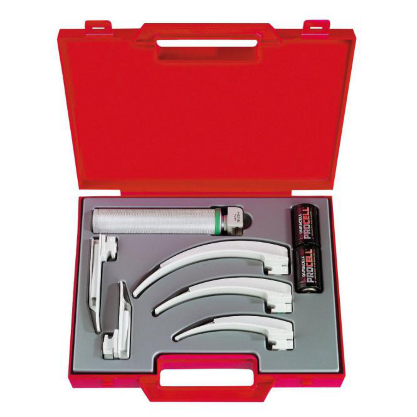 ESTUCHE DE LARINGOSCOPIO 5 HOJAS HEINE