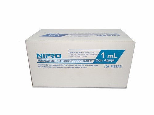 JERINGA 1ML NIPRO TUBERCULINA