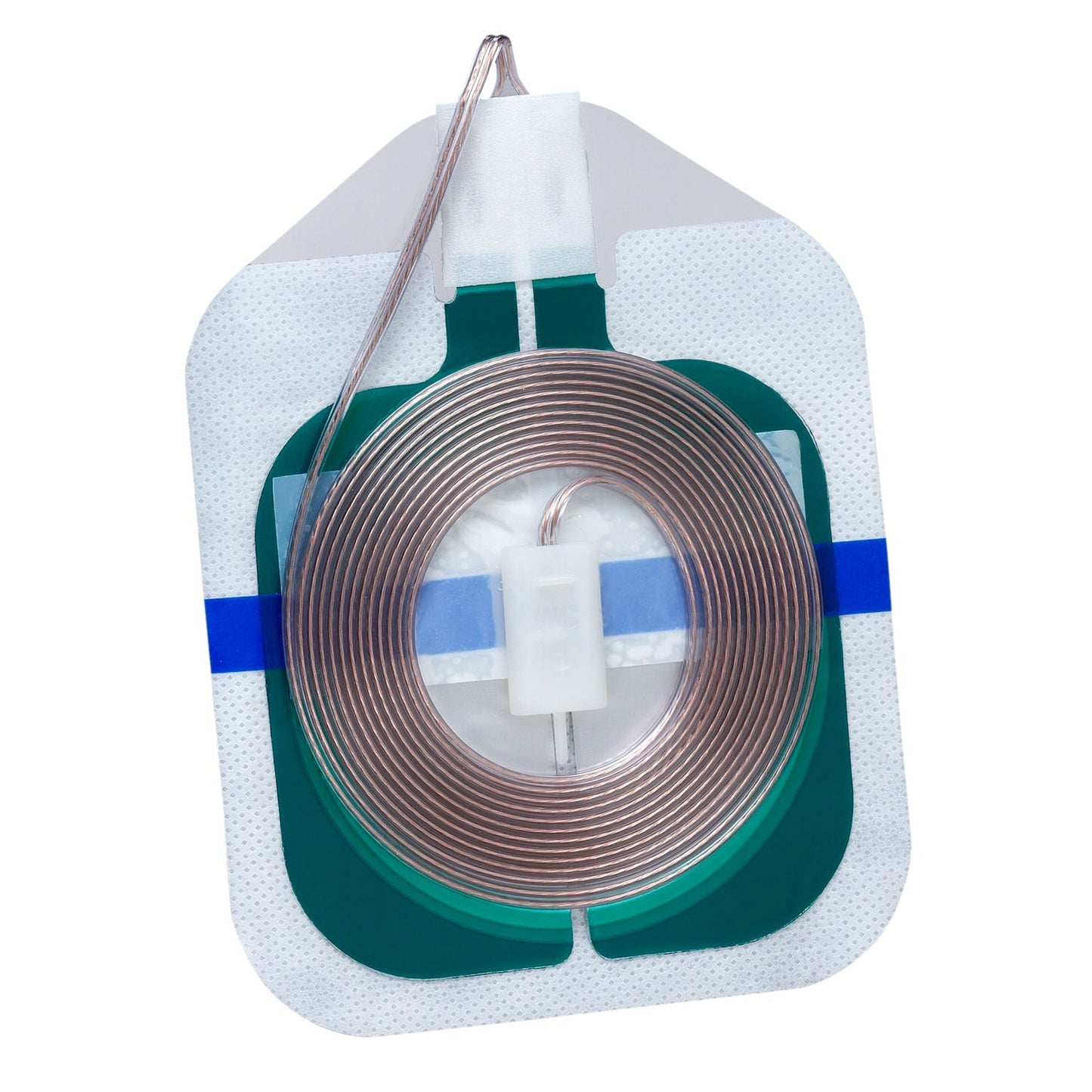 PLACA DE PACIENTE UNIVERSAL BILOBULADA CON CABLE