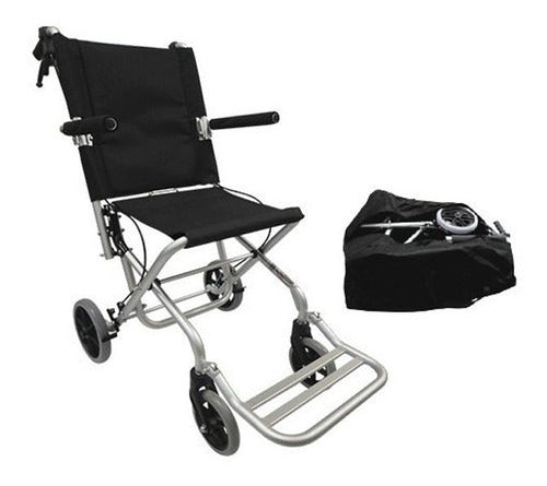 SILLA DE RUEDAS DE TRASLADO ALUMINIO PORTÁTIL