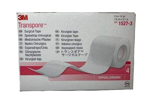 CINTA TRANSPORE 7.5 CM