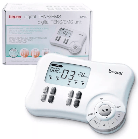 ELECTROESTIMULADOR BEURER 4 CANALES EM80 TENS/EMS